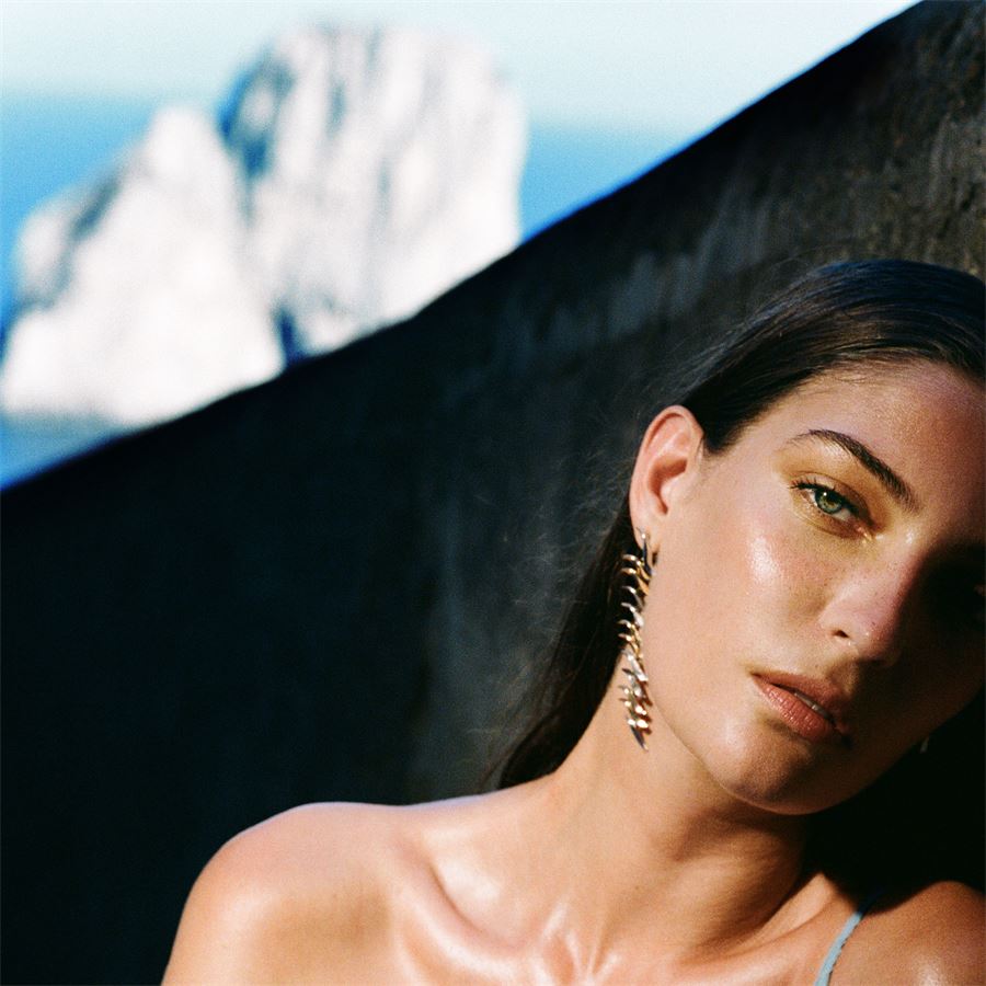 'Flame' dangle earrings FLAME | OR PEND12 EL BIC